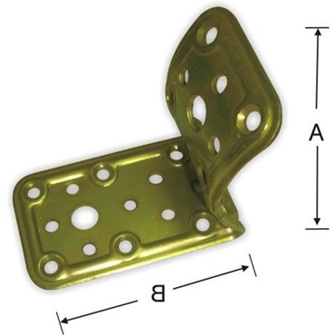 Prachi International Product Connector Bracket (For Round And Square Wood)