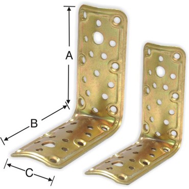 Prachi International Product Connector Bracket - 1 (For Round Wood)