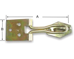 Wire Hasp & Staple (With Eye)